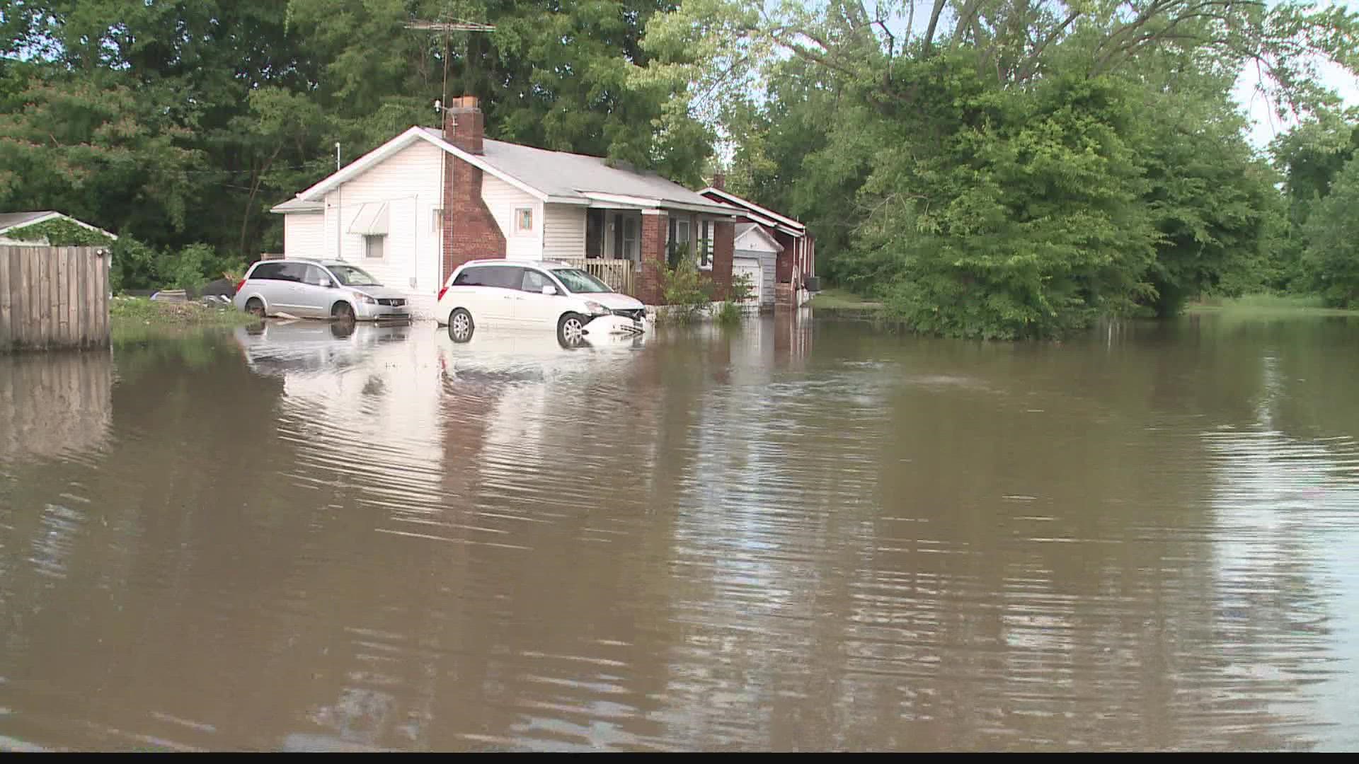 "It's just so frustrating to see your yard and street flooded. It's as if nobody cares," said Terry Barnes.
