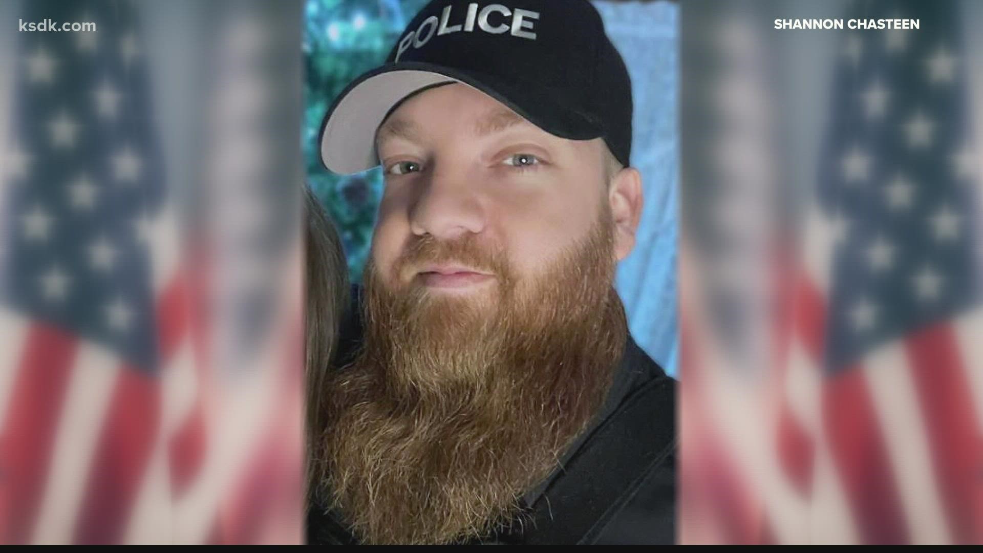 Bonne Terre police officer Lane Burns died and another officer was injured after a man opened fire at a hotel. The suspect is also dead according to highway patrol.