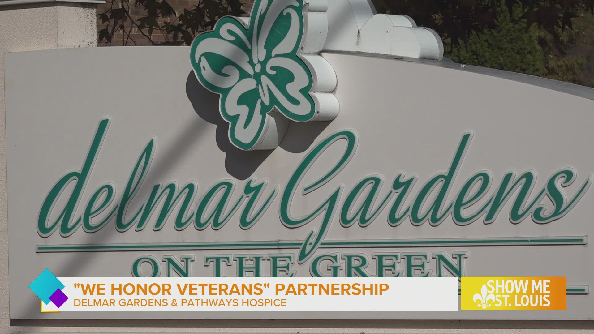 During the week before Veterans Day, it sounded like there were military ceremonies taking place inside Delmar Gardens facilities.