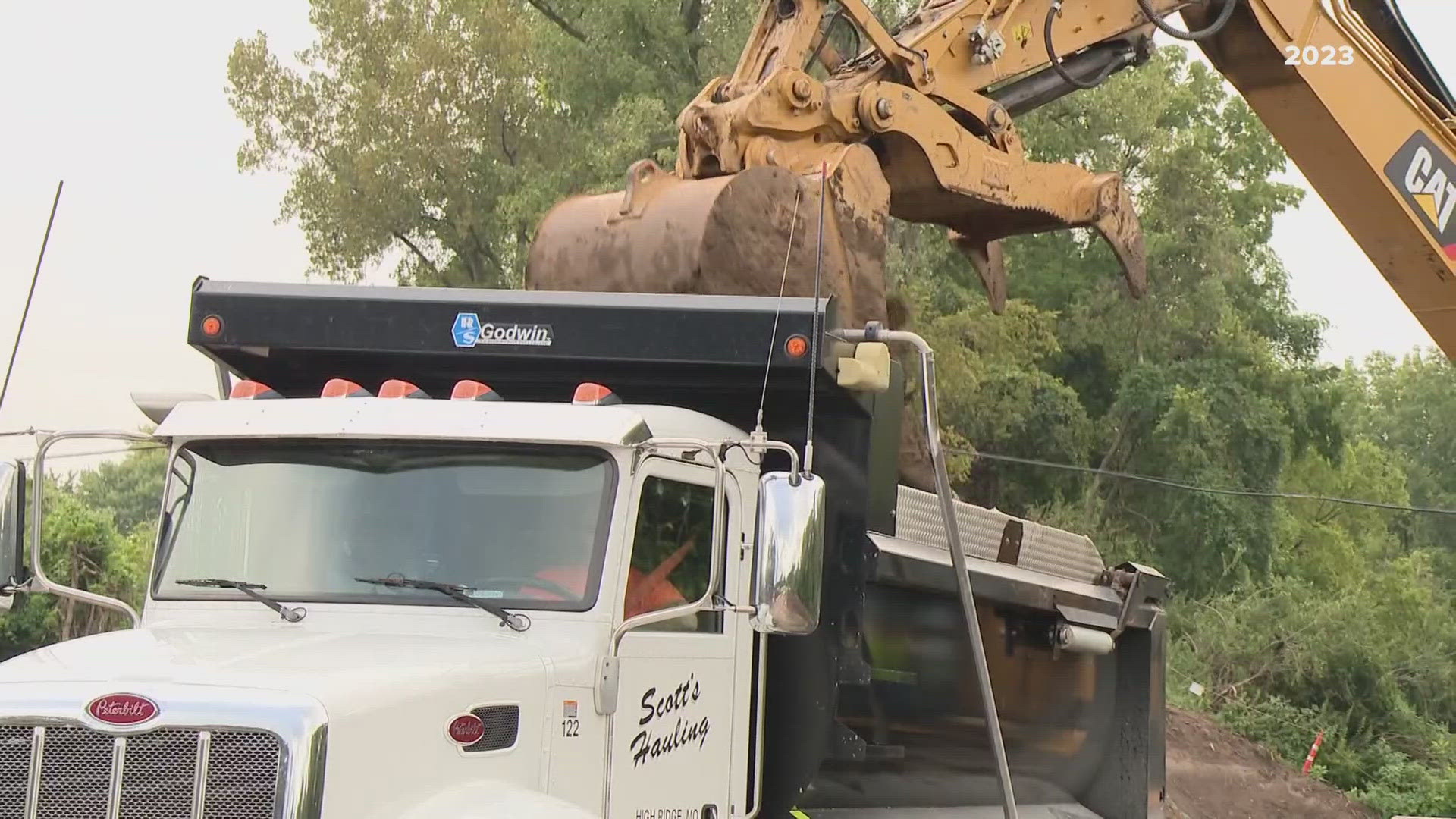 The work performed on the Jana Elementary property is part of ongoing remediation efforts along Coldwater Creek.