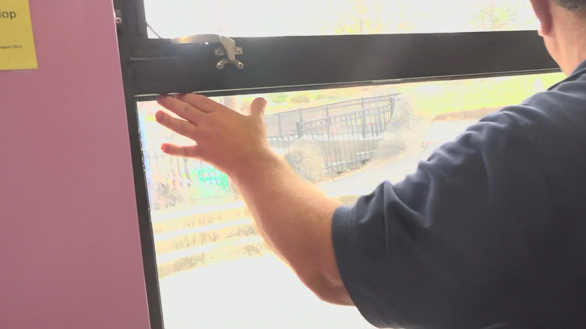 A Belleville school district is covering their windows with shatter-proof protective plastic film. This comes after the shooting at Central VPA High School.