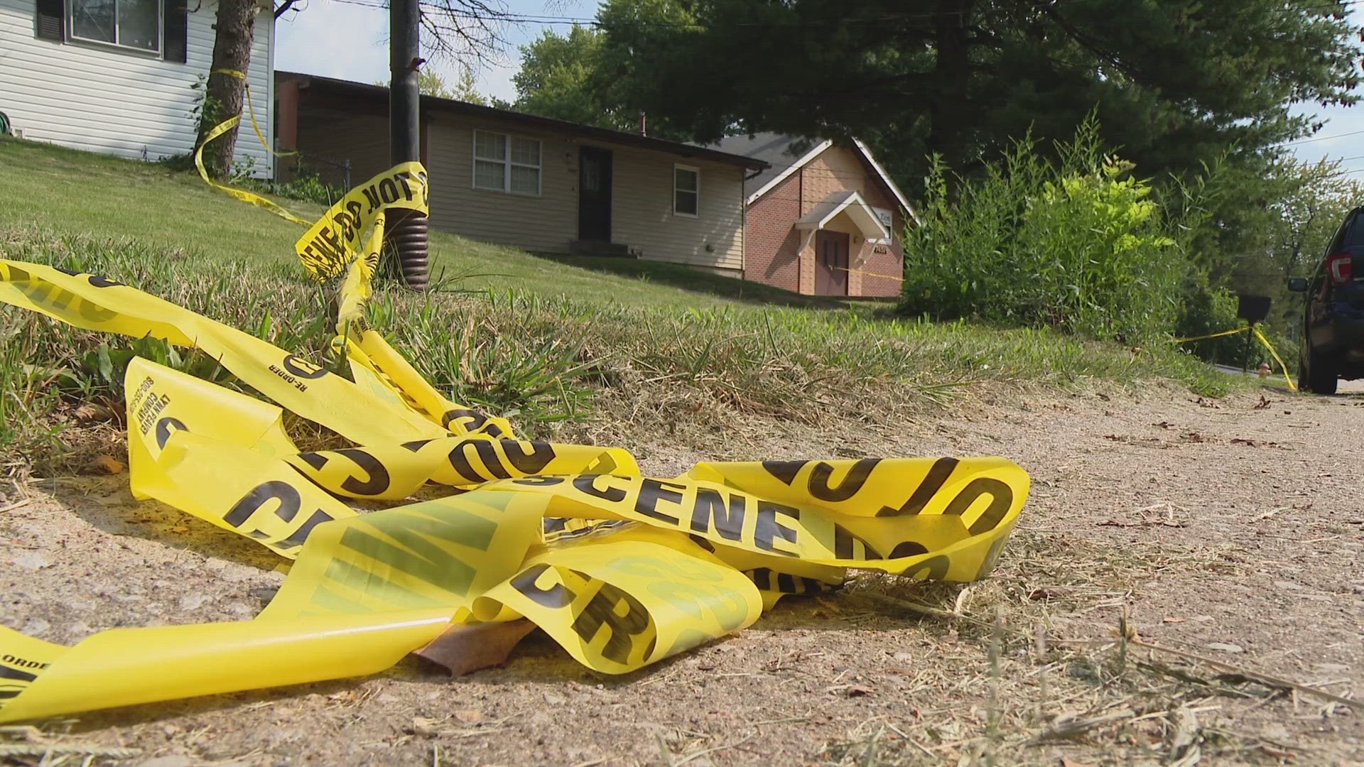 A man has been charged in the death of a woman whose body was found Monday morning in a Ferguson yard.