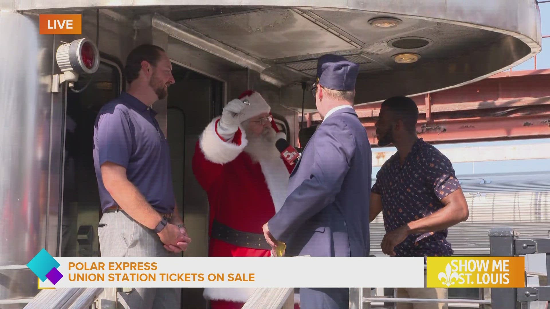 The train rides begin at St. Louis Union Station on November 17 and continues through December 30, 2023.