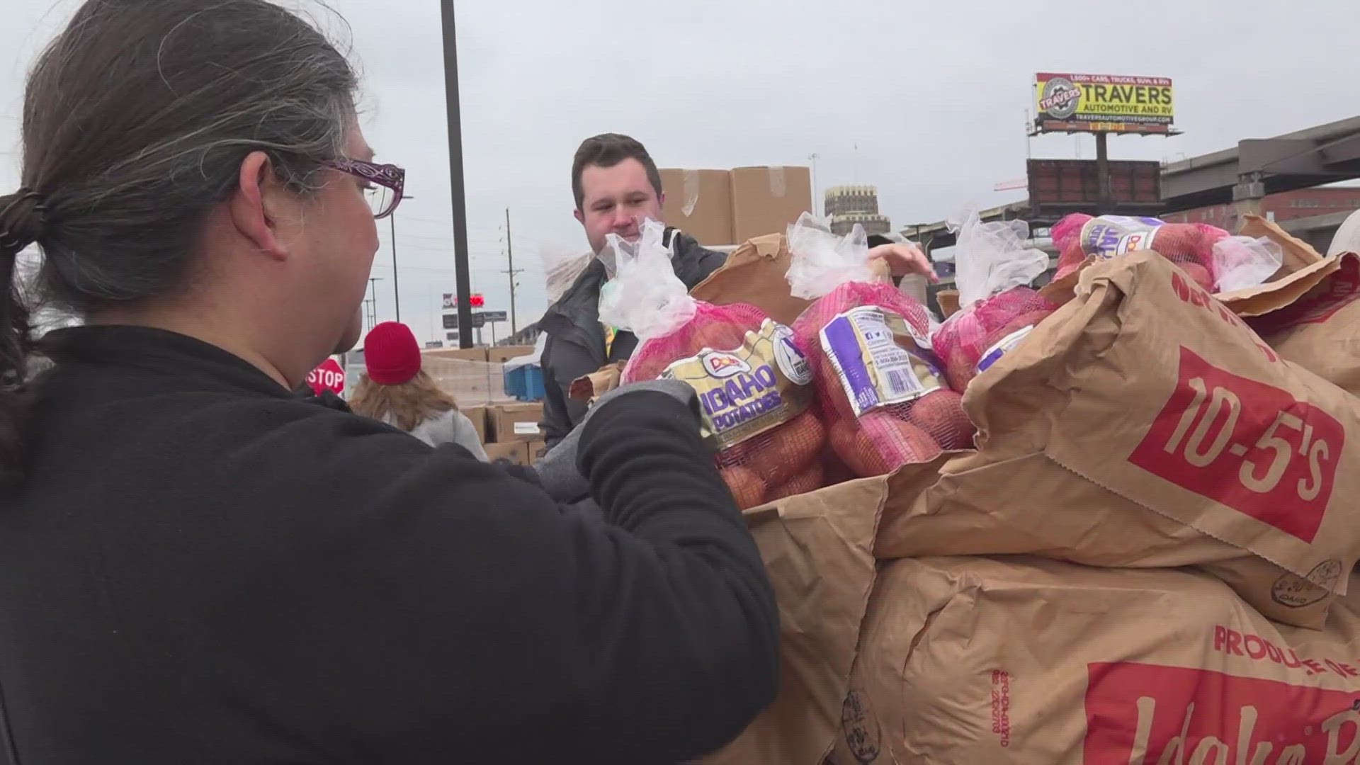 According to the St. Louis Area Foodbank, donations are down by 16% while the need is up by 11%.