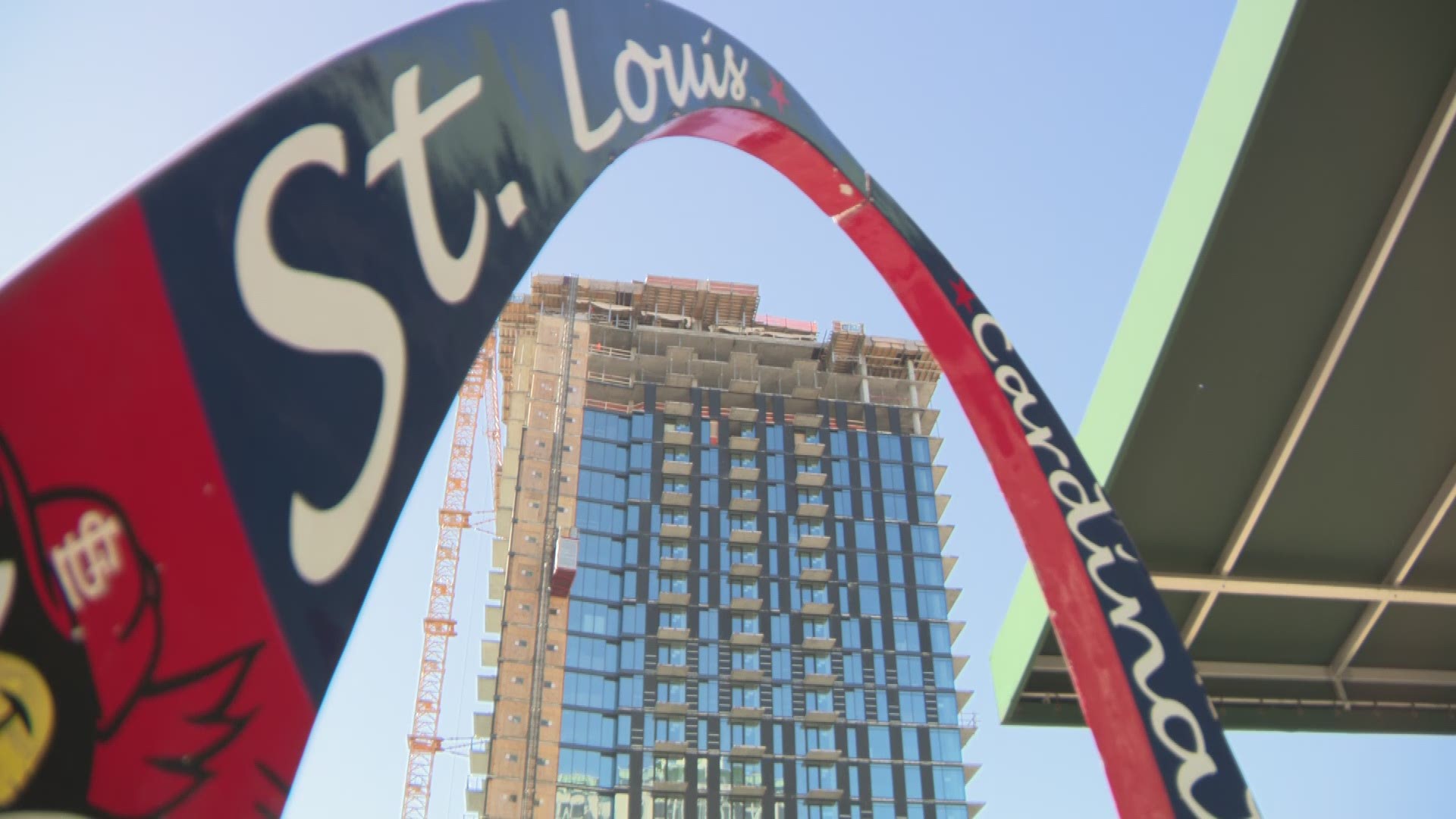St. Louis' newest high-rise was built to sway instead of fall if an earthquake hits. It's that swaying that saved a log church during massive quakes in the 1800s.