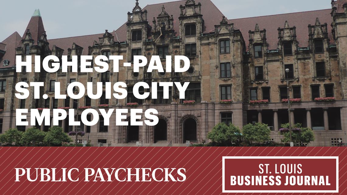 These are the highestpaid St. Louis city employees