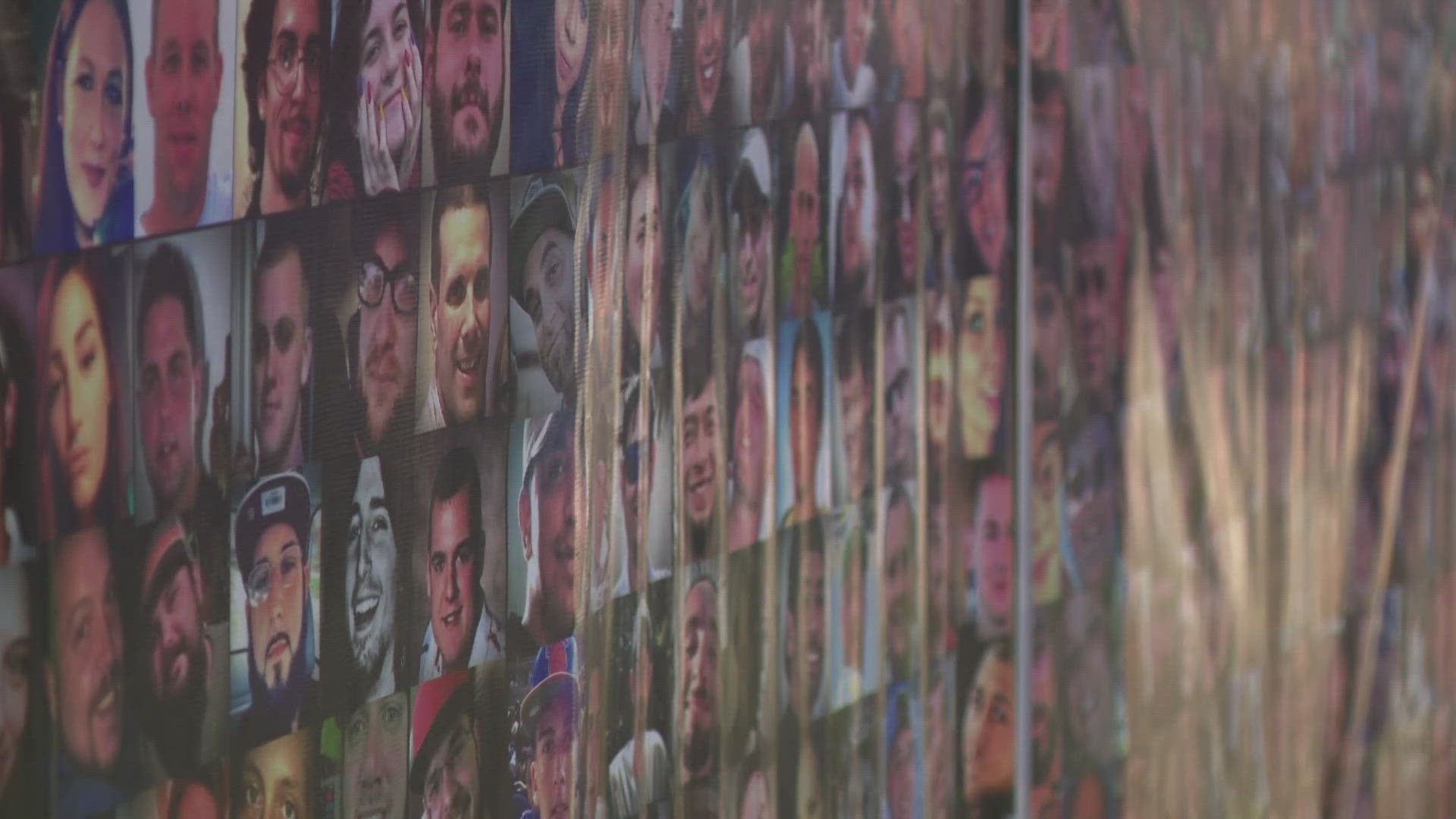 Posters with hundreds of faces lost to overdoses lined the fence of Concordia Lutheran Church.