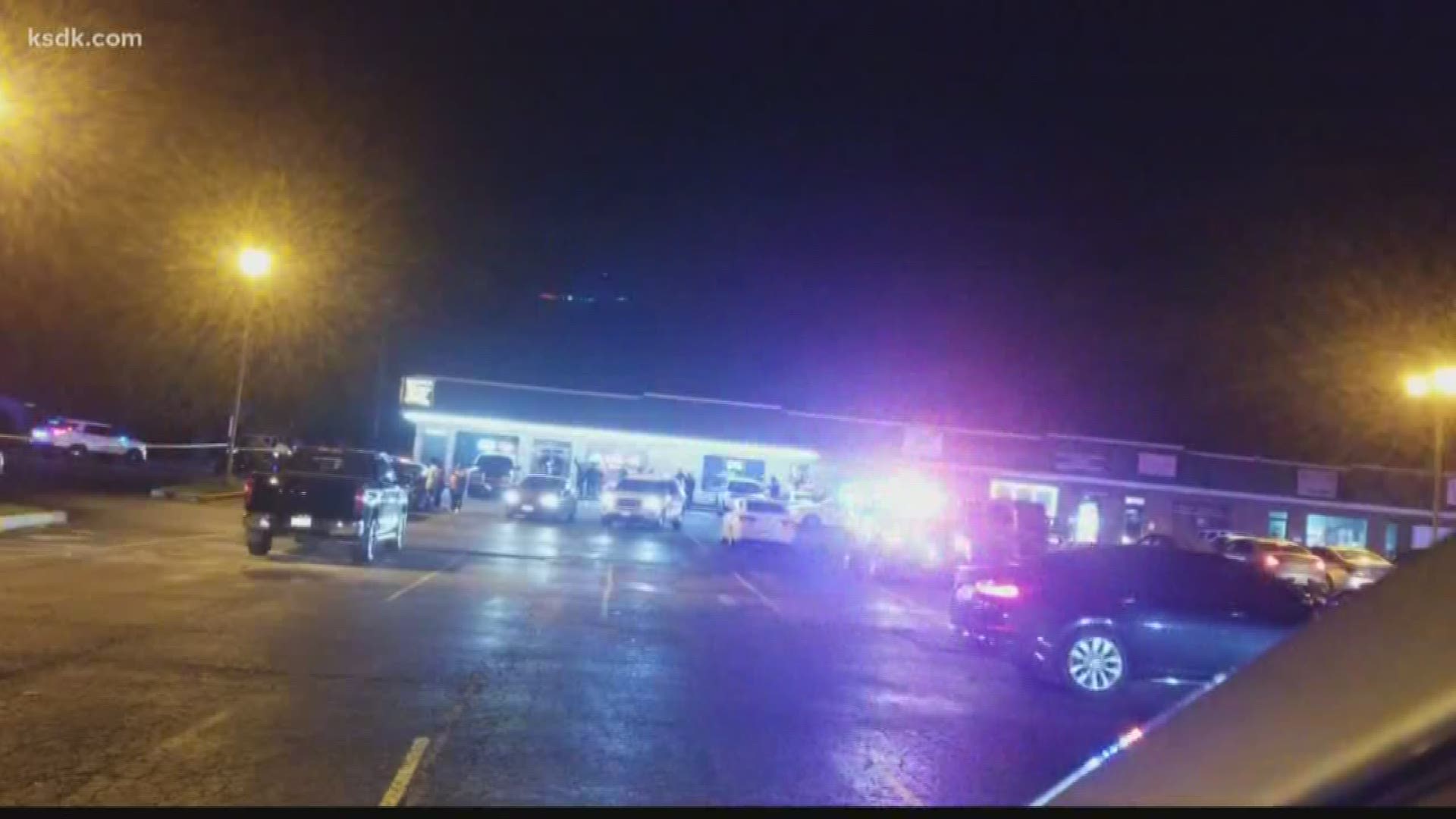 A 36-year-old man was shot in the parking lot of the bar Saturday night.