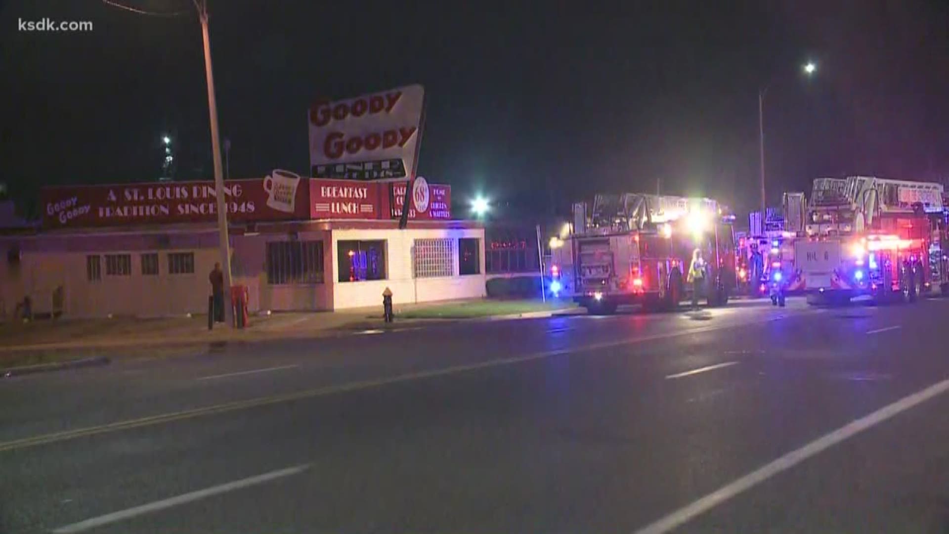 Firefighters were called to Goody Goody Diner Monday night for a report of a fire.