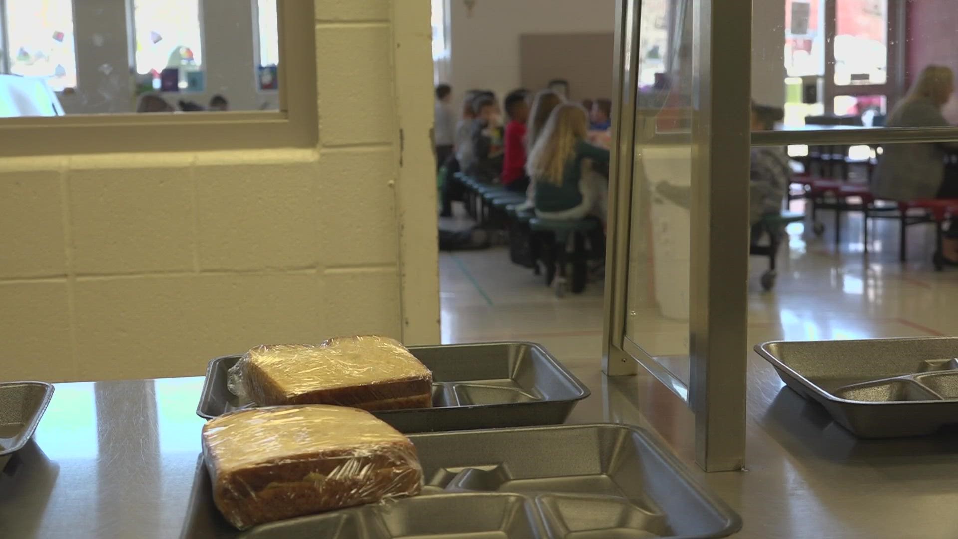 Superintendent Kenneth Roumpos said students need the help now more than ever. It costs $50 to provide lunch for a month, but even $5 can help with a meal.