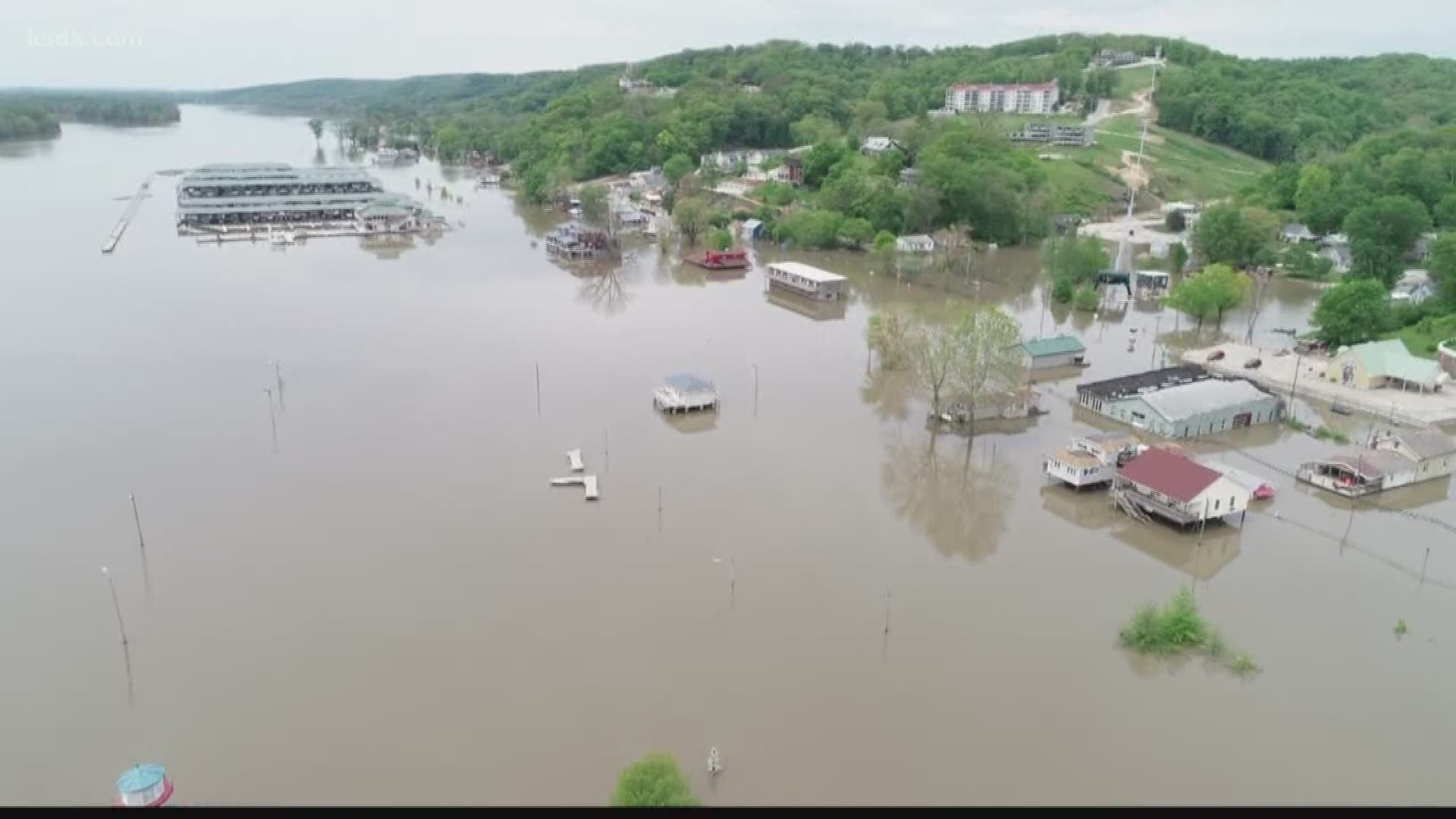 In Grafton, Illinois, they've kept river level records going all the way back to 1803. And this flood of 2019 ranks fourth on that list, assuming it doesn't go any higher.