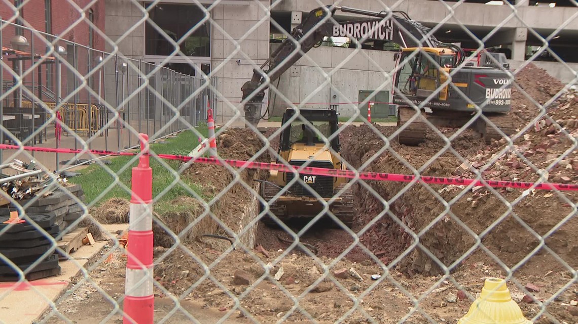 Construction begins on new apartment complex near Busch Stadium