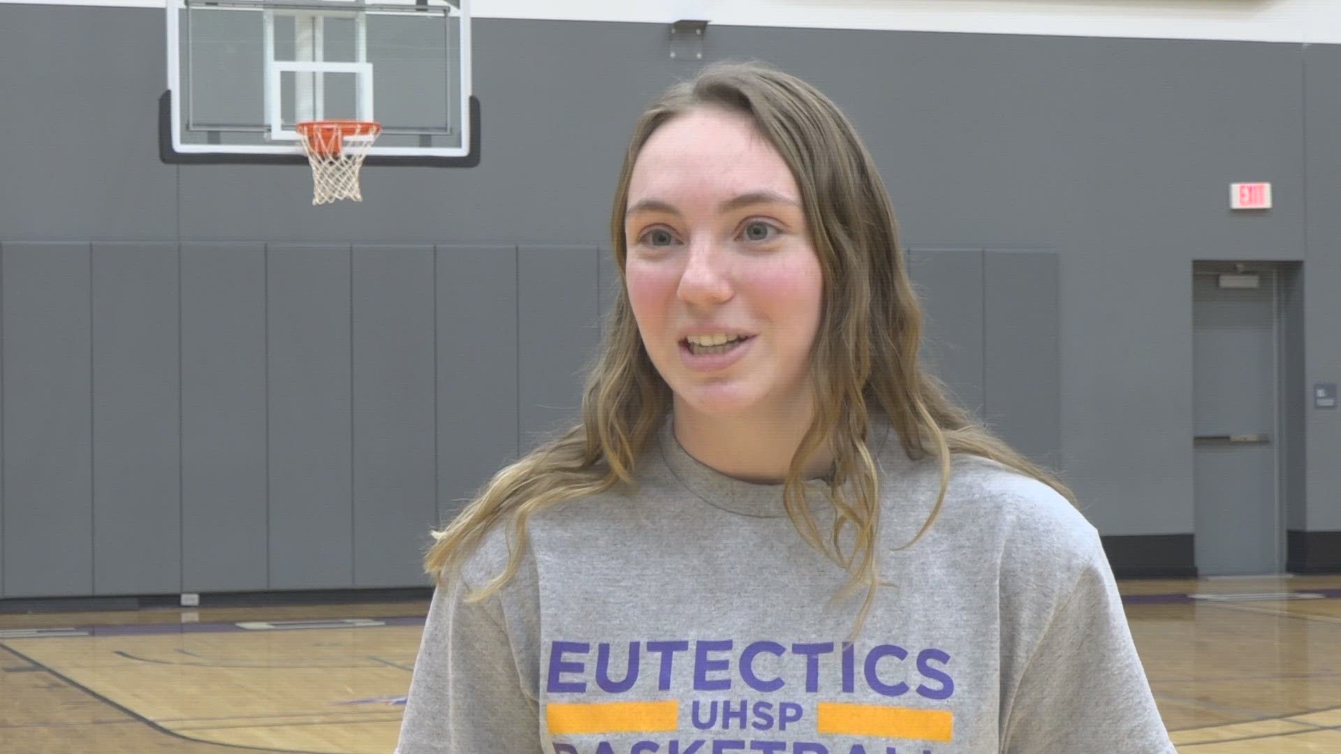 Grace Beyer has more than 37 hundred career points. She's averaging 34 points a game this season for the Eutectics.