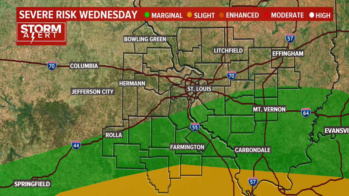 Storm Alert: Rain and thunderstorms possible through the Thursday ...