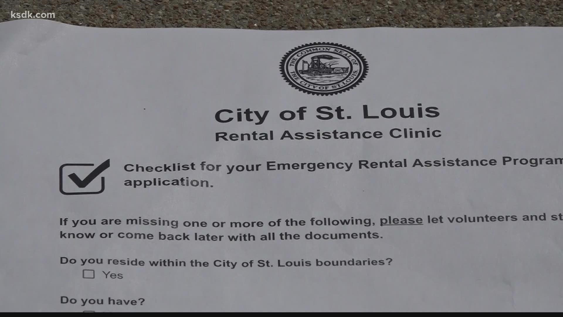 City officials encourage renters to attend walk-in rental assistance clinics.