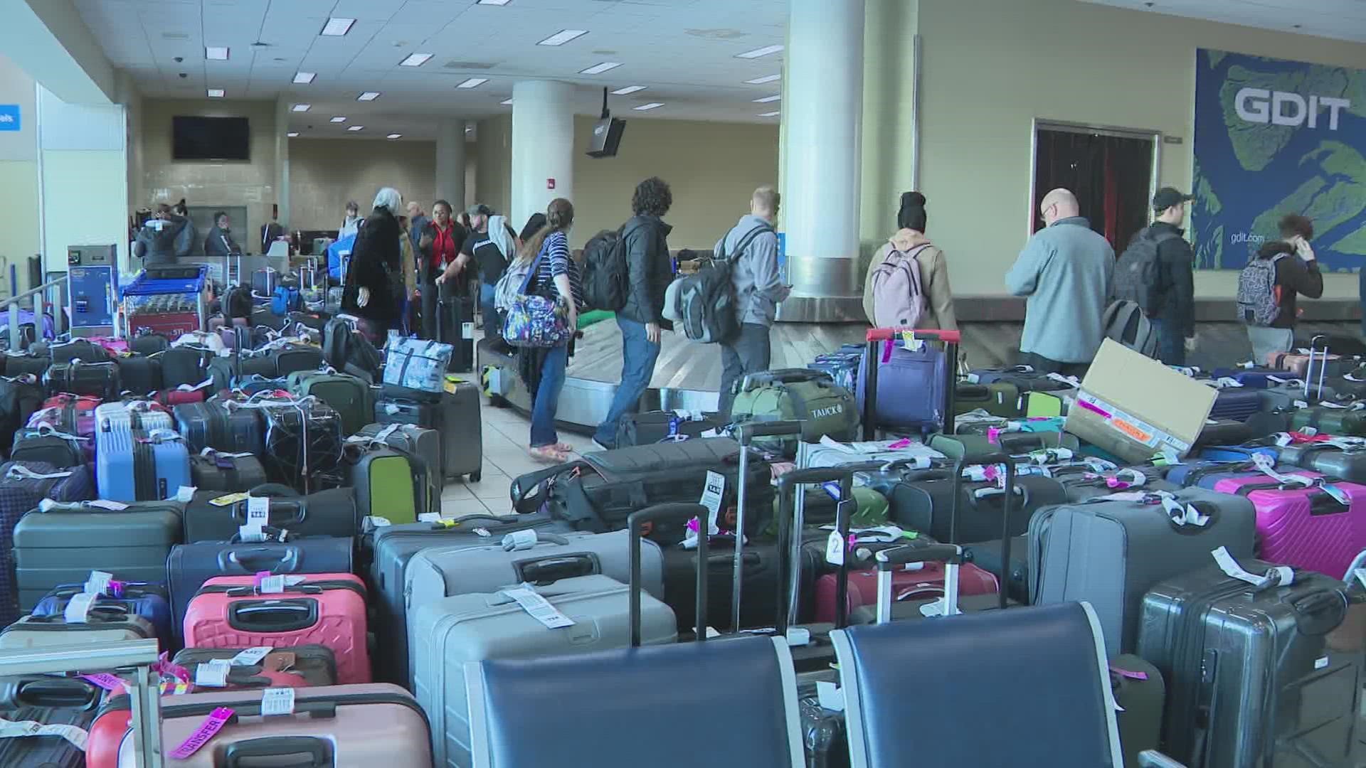 Our Laura Barczeski reports that the most important thing for airline passengers to know Tuesday is if your flight has been cancelled, then you entitled to a refund.