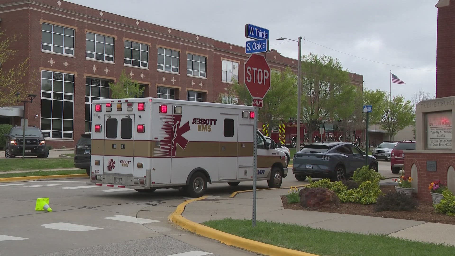 Nearly a dozen students were sent to the hospital last week after what officials first believed was a gas leak at the school.