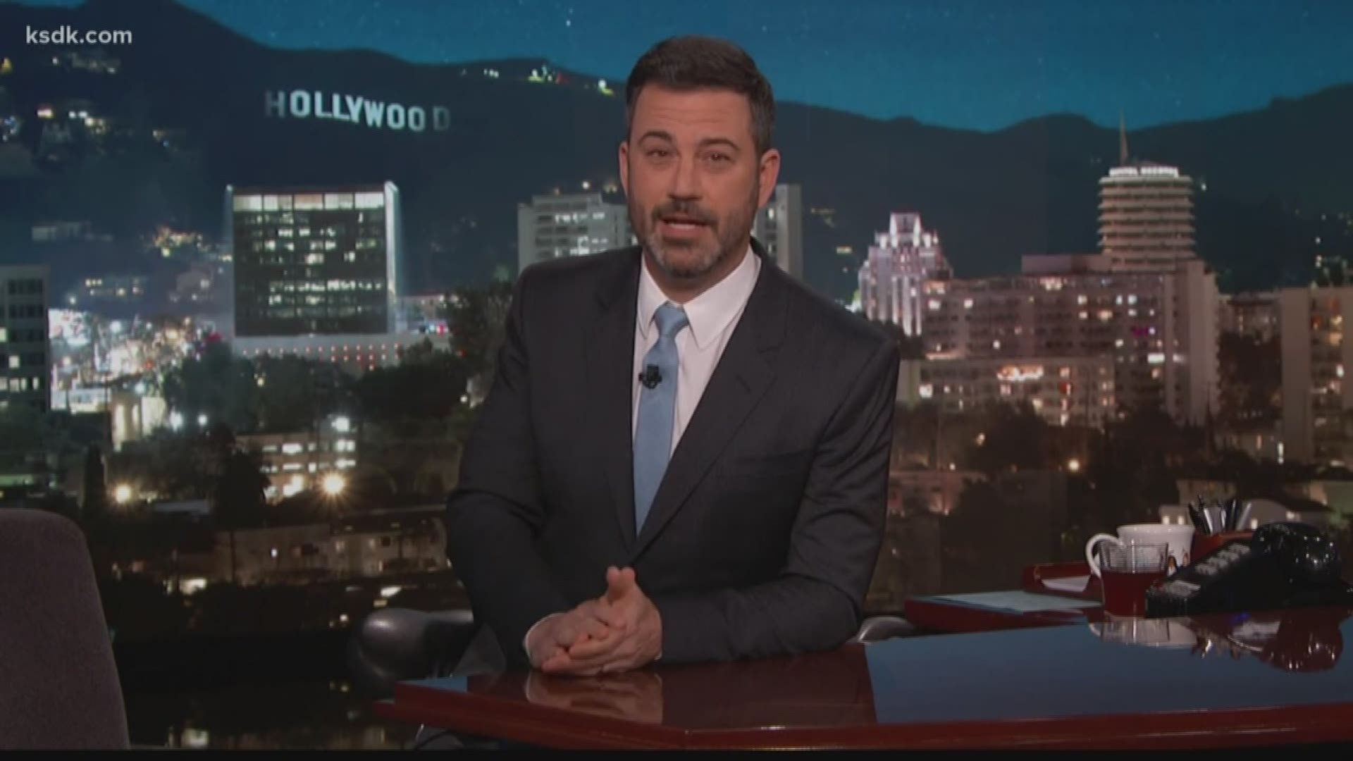 Jimmy Kimmel is helping to raise awareness and money for the Mighty Oakes Heart Foundation which helps families of children with heart defects.