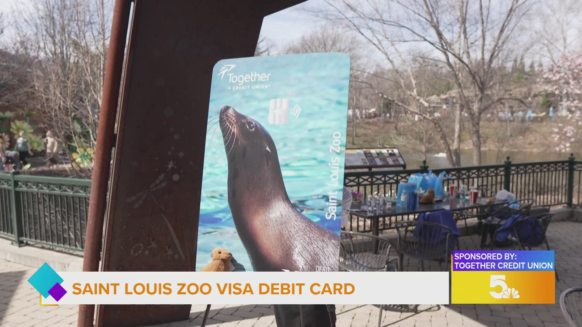 Every swipe is a round up to benefitting the St. Louis Zoo's mission of expansion and more.