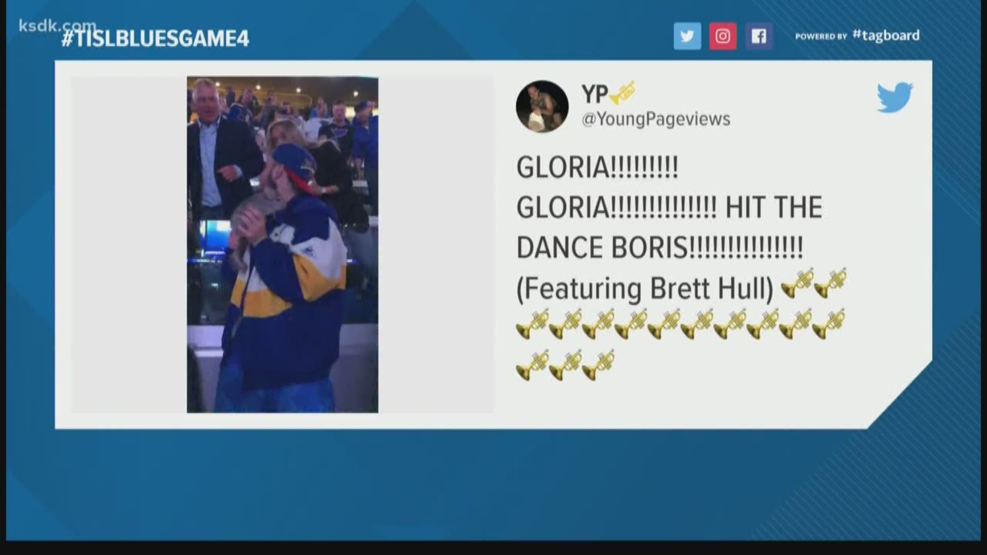 Downtown goes nuts after Blues win Game 4