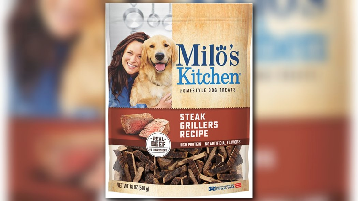 Milo s Kitchen dog treats recalled due elevated levels of beef