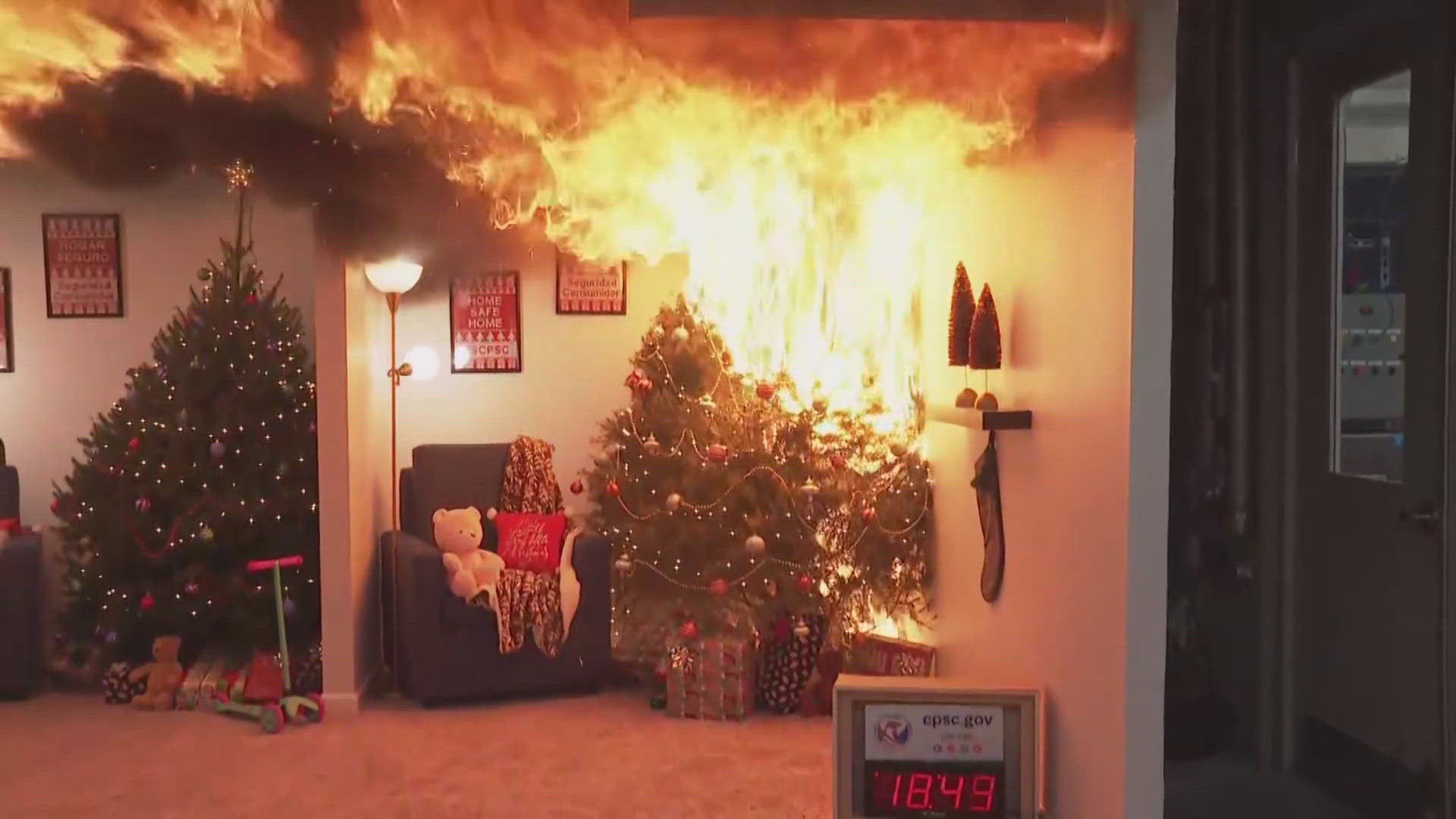 Holiday decorations cause an average of $10 million in property damage each year, according to the National Fire Protection Association.