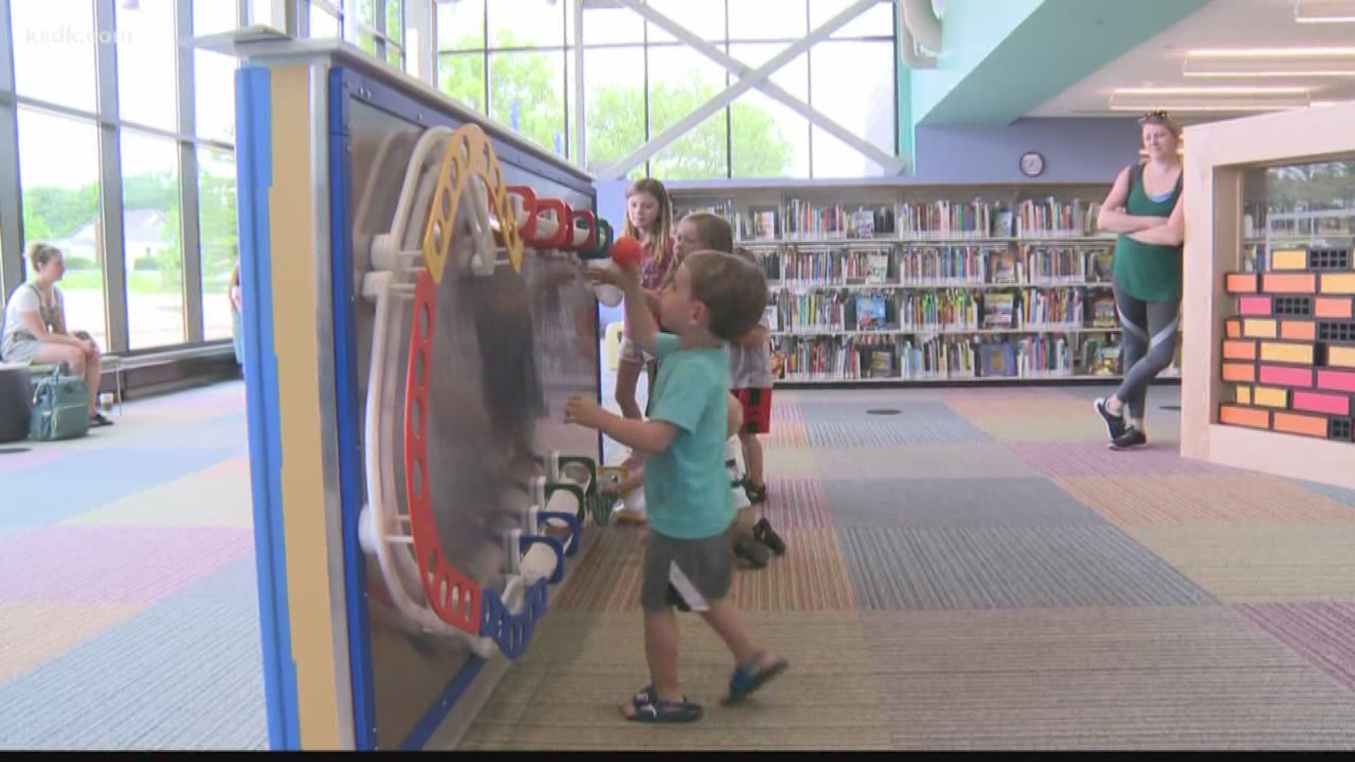 A new St. Louis County library branch recently opened in Fenton and it offers lots of family friendly, non-traditional amenities, and an entire area just for kids.