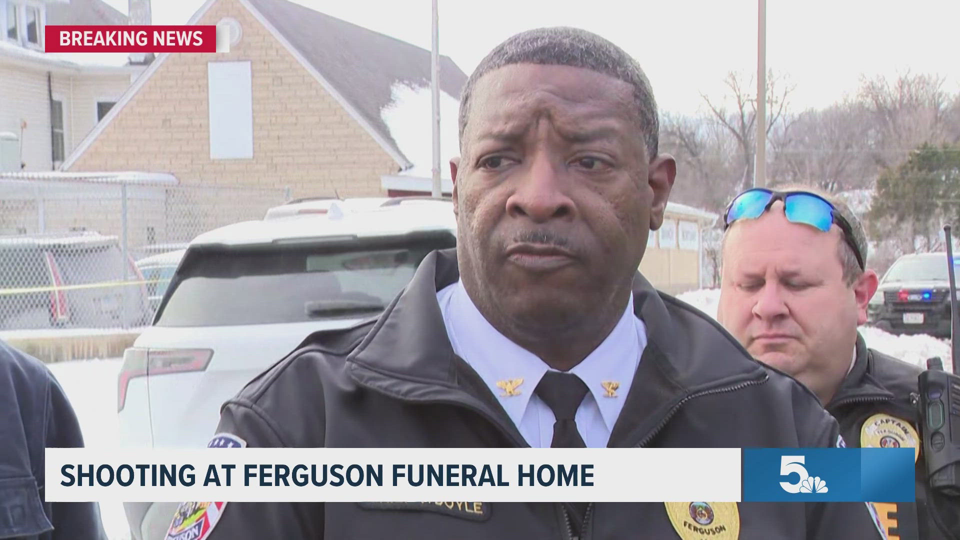 Multiple people shot at Ferguson funeral home