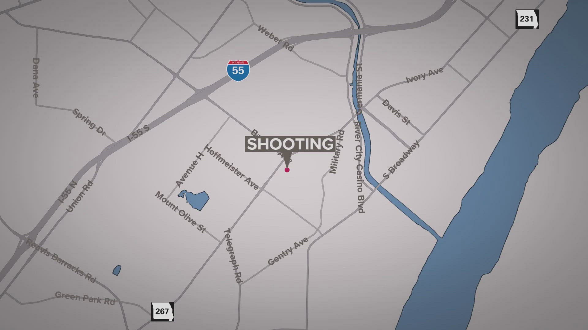 The 16-year-old was shot near Regina & Horn Avenue Thursday afternoon. St. Louis County police have not mentioned a suspect yet.