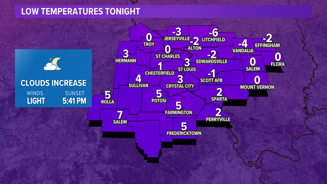 When to expect more snow in St. Louis on Wednesday