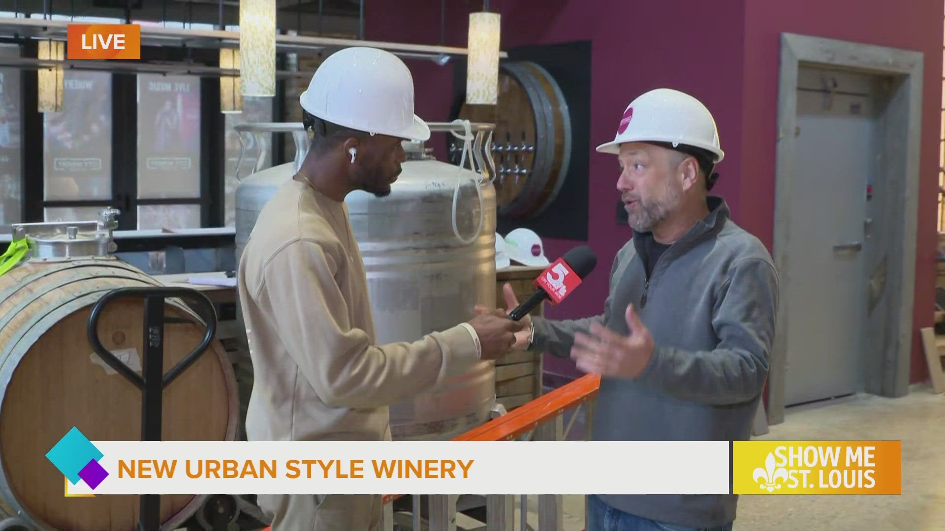 Malik gets an inside look at the finishing touches being made to City Winery ahead of their grand opening.