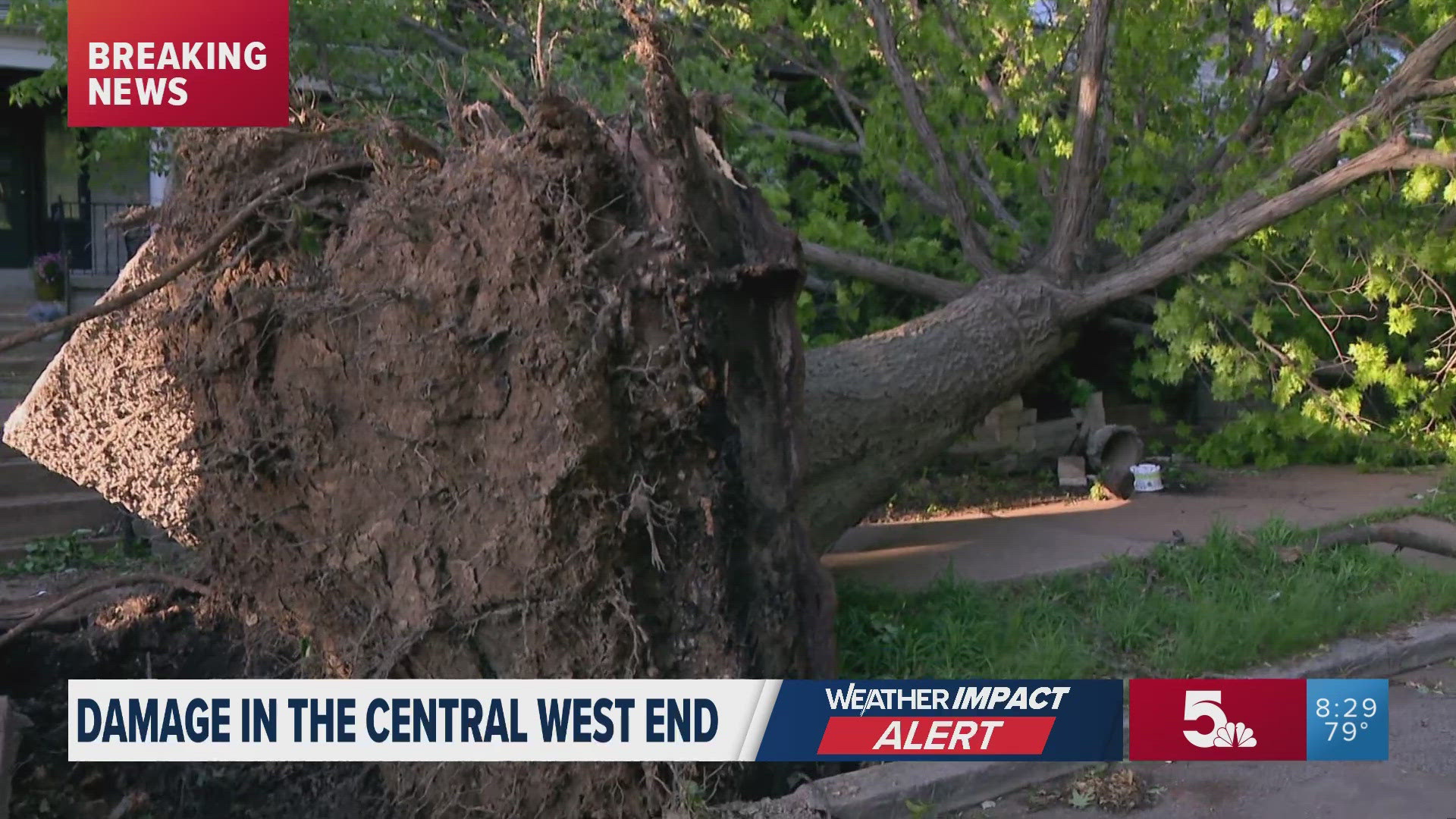 Significant damage was reported in the Central West End on Friday. This is after severe storms passed through the St. Louis region.