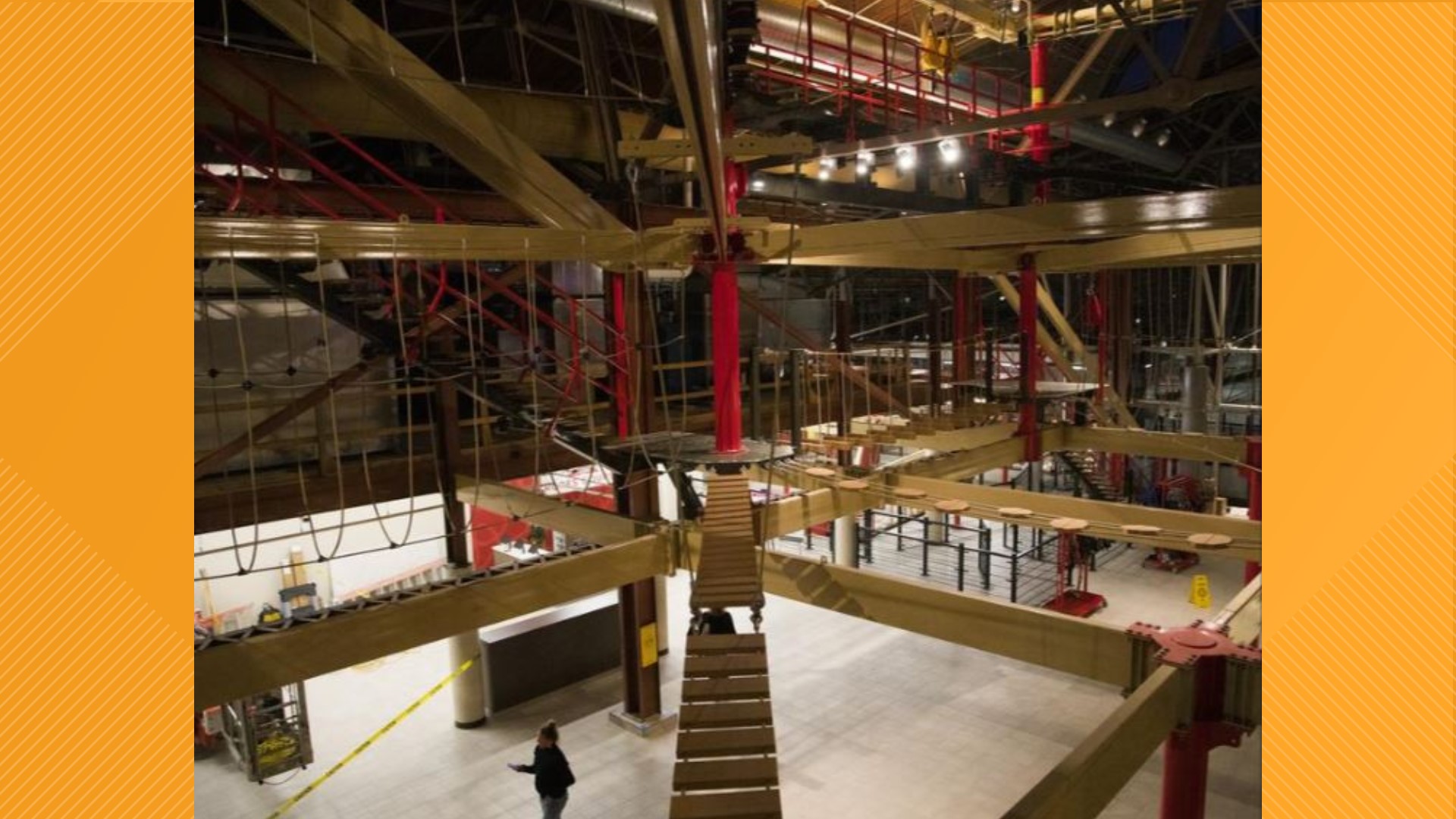 Photos: Union Station ropes course and mirror maze ksdk com Photos: Union Station ropes course and mirror maze ksdk com