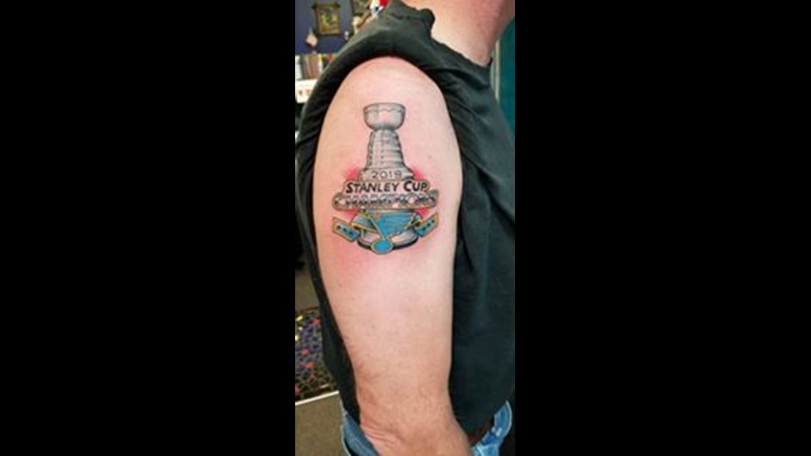 Jeremy Rutherford on Twitter Several people have replied to our Blues  tattoo story with pictures of their own new Stanley Cup ink Keep them  coming  everyone will see them in the