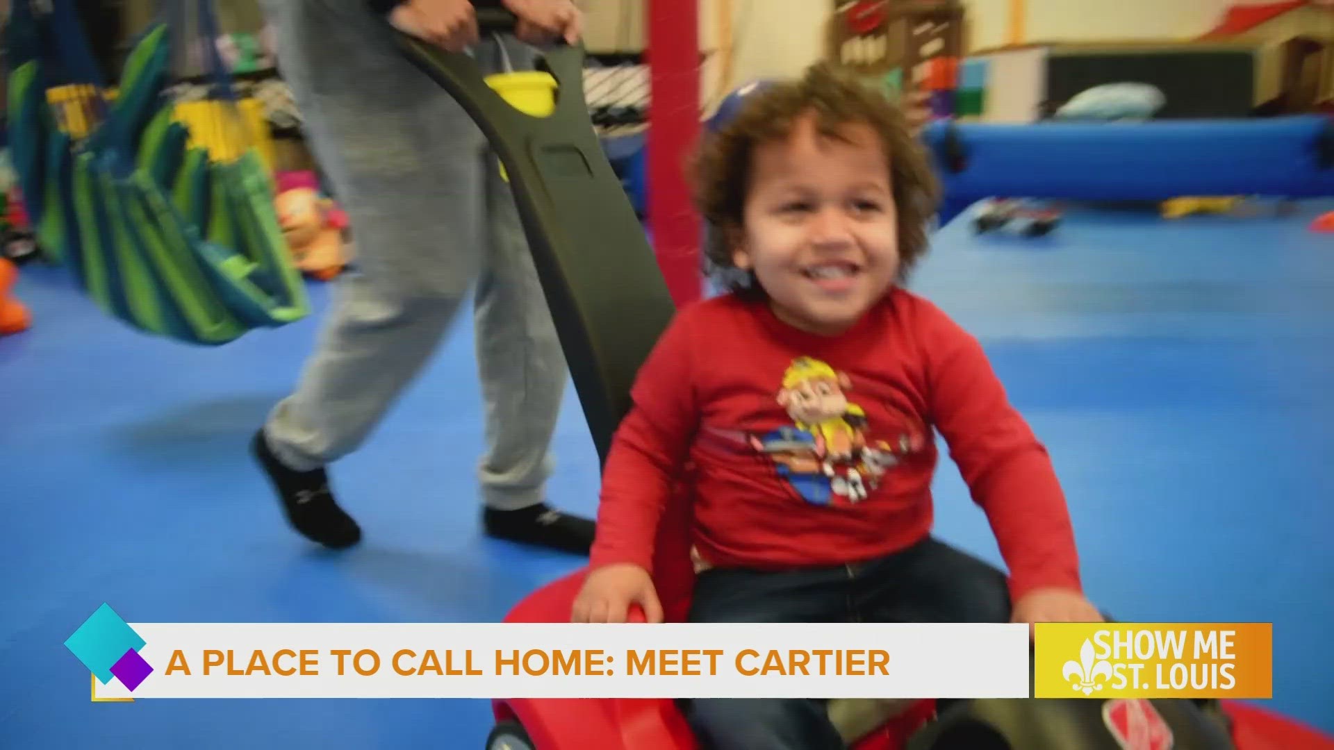 He loves laughing and The Lion King. Meet three-year-old Cartier.