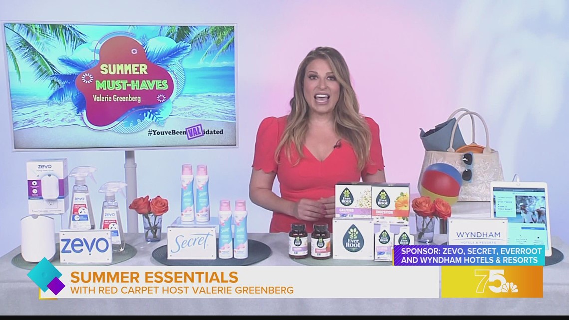 Summer must-haves with red carpet host and celebrity lifestyle expert, Valerie Greenburg