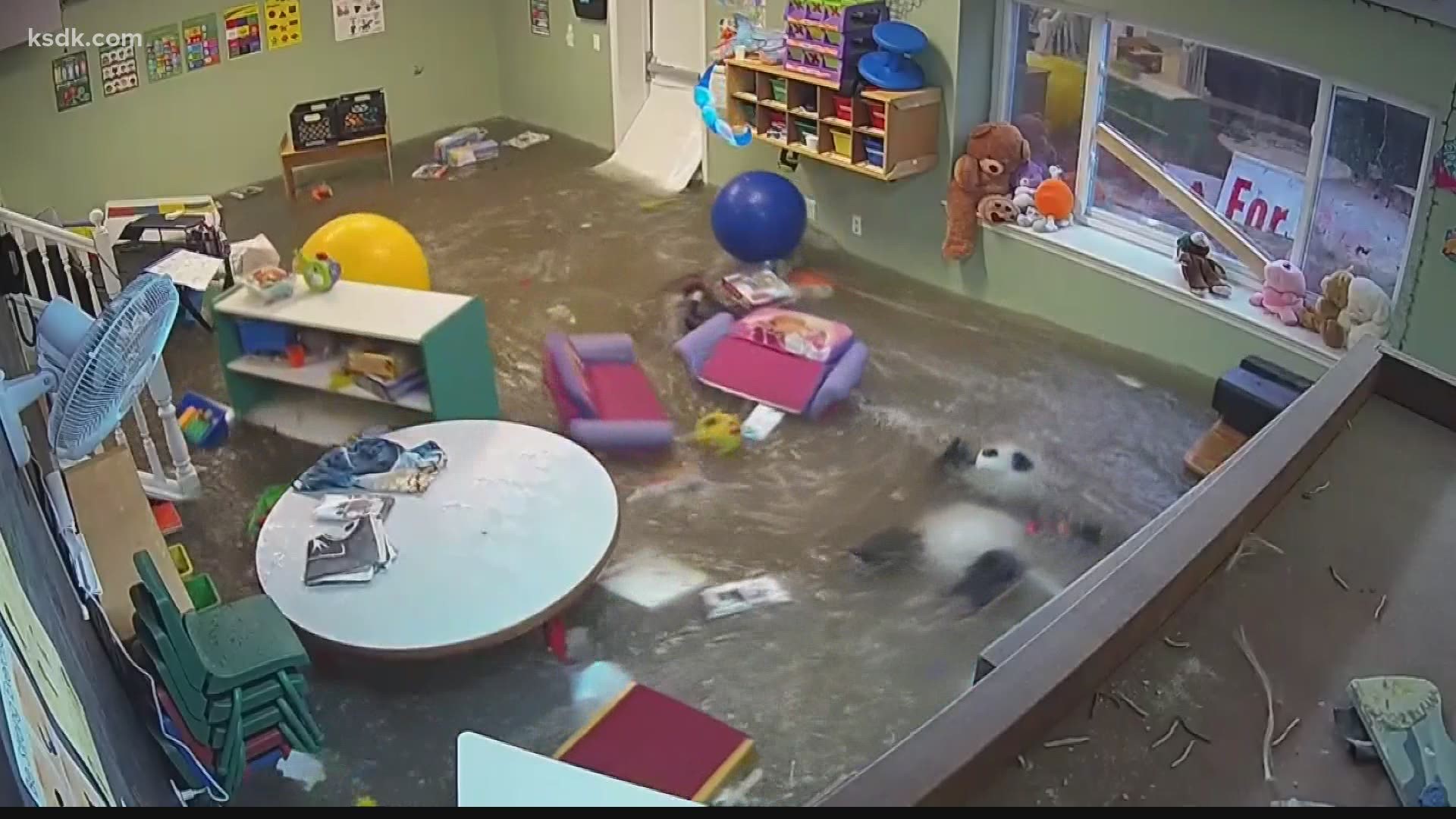Future Stars Academy is mopping up after a flood destroyed a playroom. Teachers will be out of work and parents are looking for childcare options.