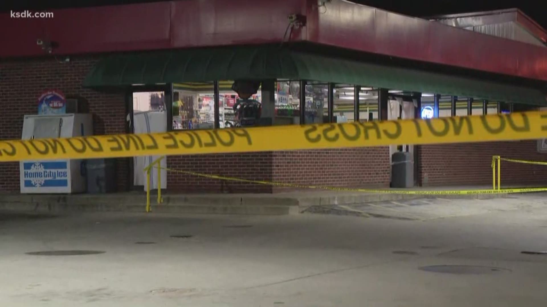 Police confirm one person is dead after a shooting at a Shell gas station in Alton.