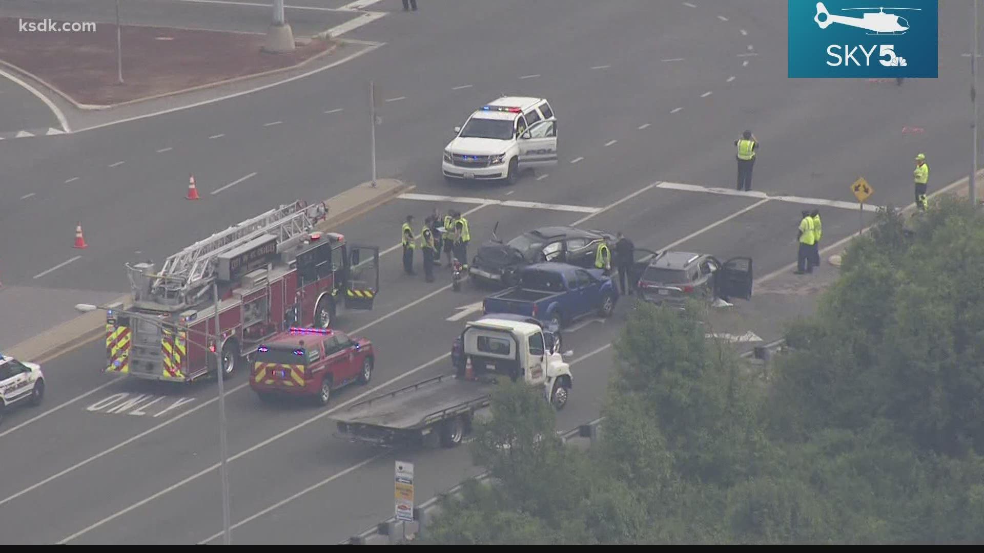 Several people injured in St. Charles crash