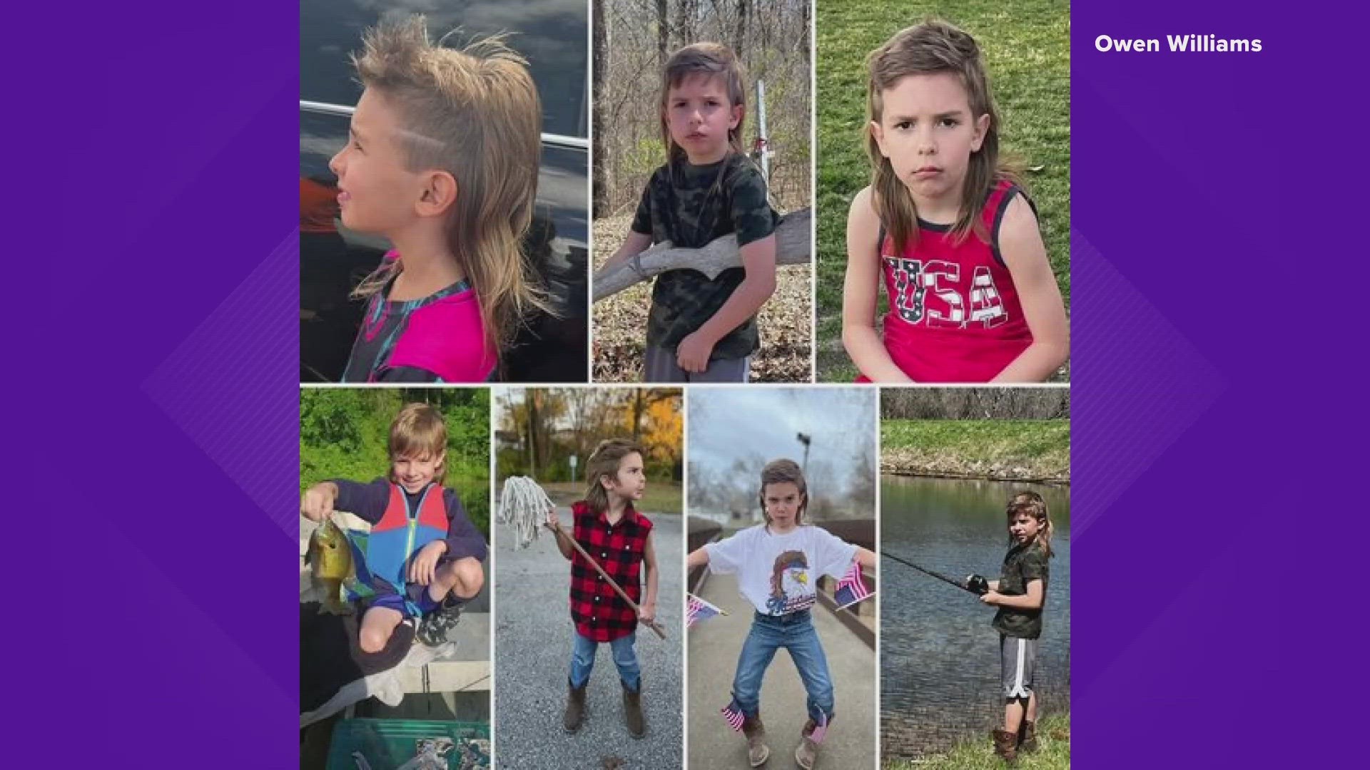 This 6-year-old boy just won a national mullet contest, Entertainment