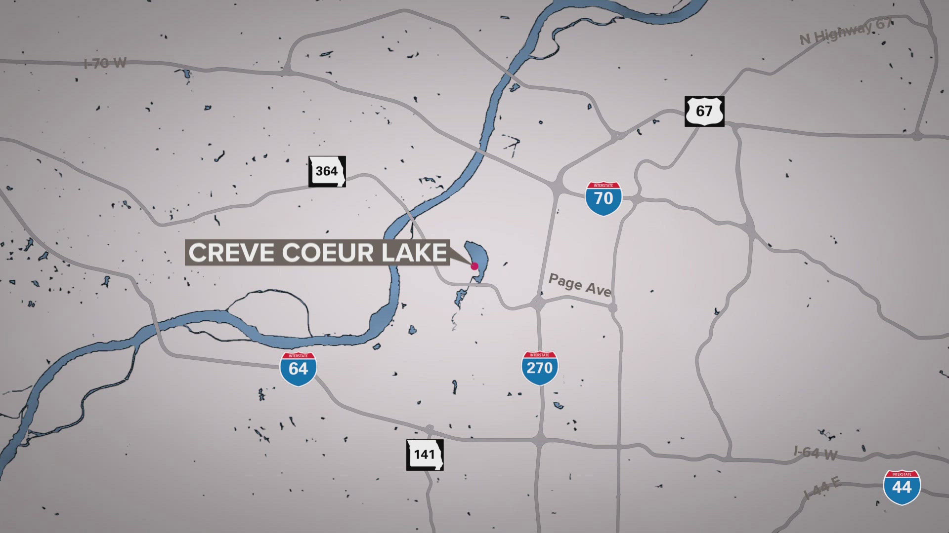 Skeletal remains were found Tuesday afternoon near Creve Coeur Lake, police said. The investigation is ongoing.