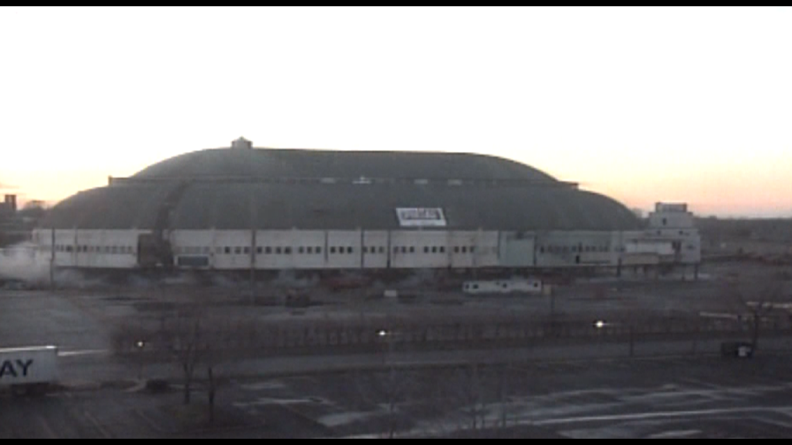 St. Louis Arena Implosion, Goodbye, Checkerdome! The St. Louis Arena was  demolished 19-years ago today. Were you there to see the Old Barn fall?, By Fox2Now
