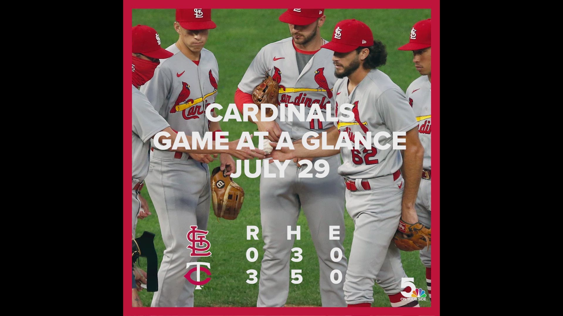 The Cardinals are now 2-3 on the season