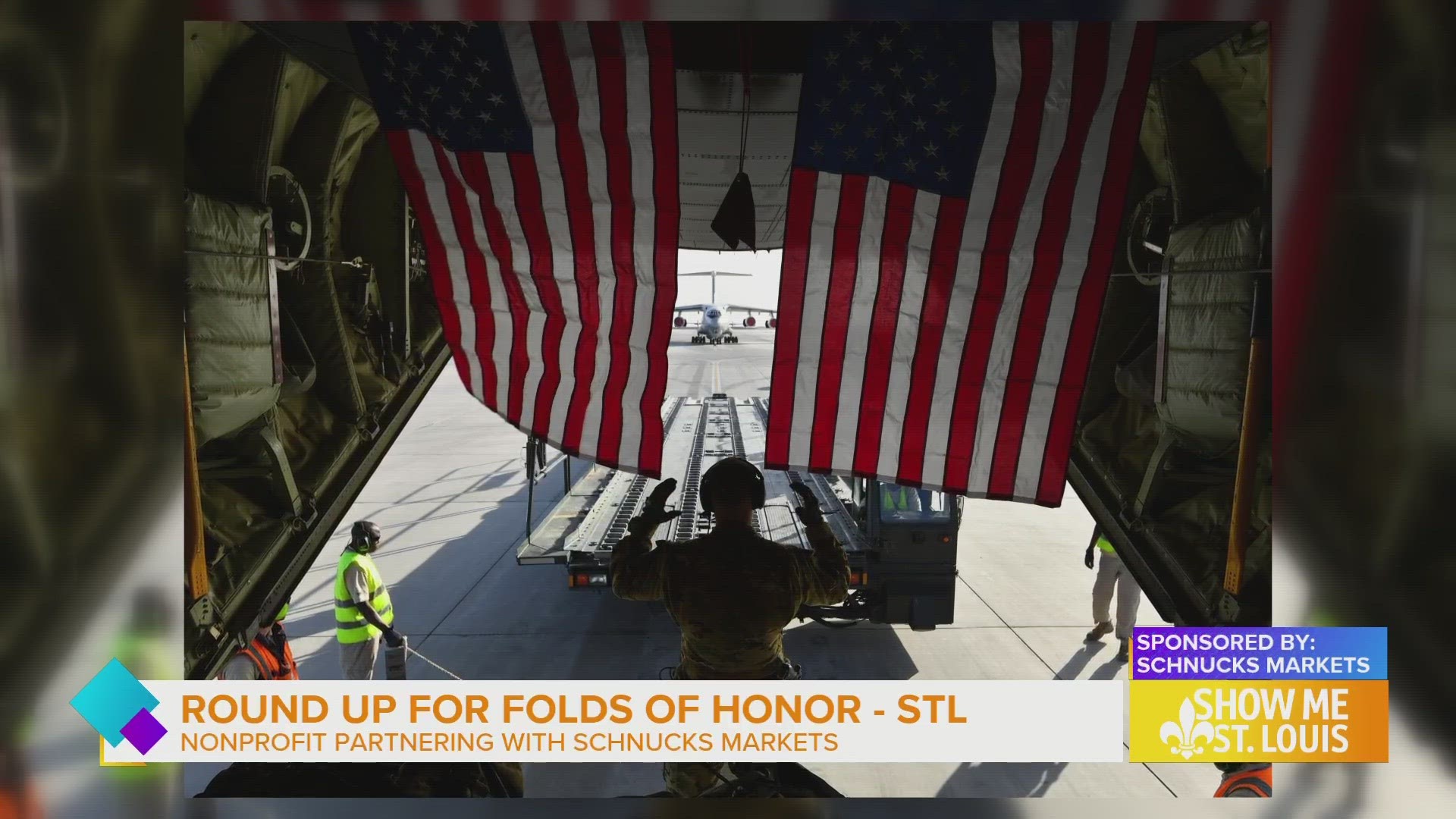 Folds of Honor St. Louis and Schnucks are once again teaming up for the round up program, marking the 6th consecutive year!