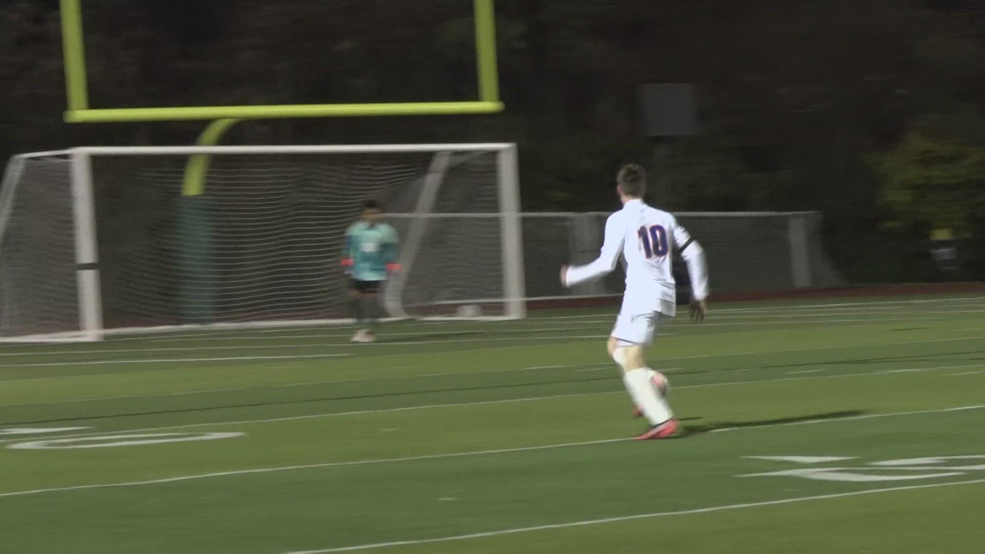 Valley Park faced St. Mary's in class 1 of the boys soccer district championship. Valley Park and St. Mary's. Valley Park won the district crown 1-0.