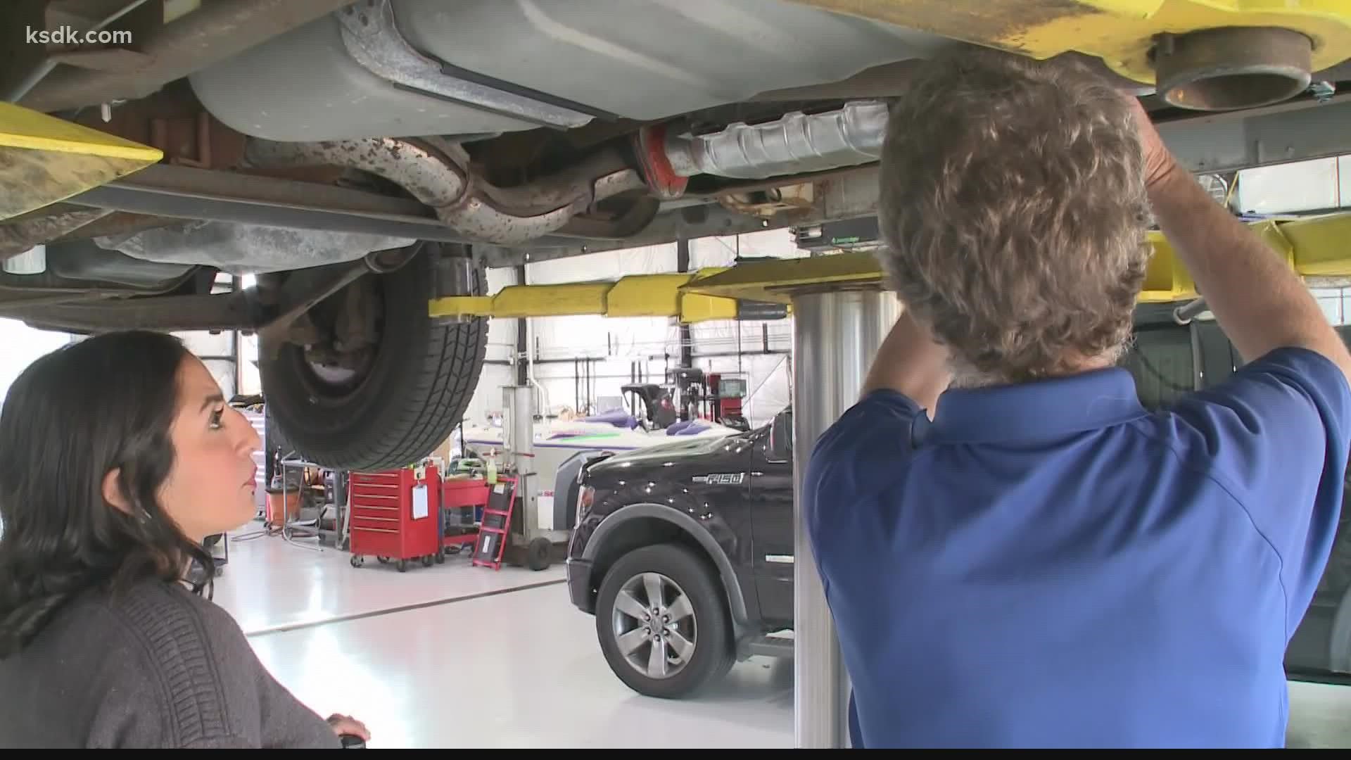 Car thefts, break-ins and catalytic converter thefts are on the rise in the St. Louis area