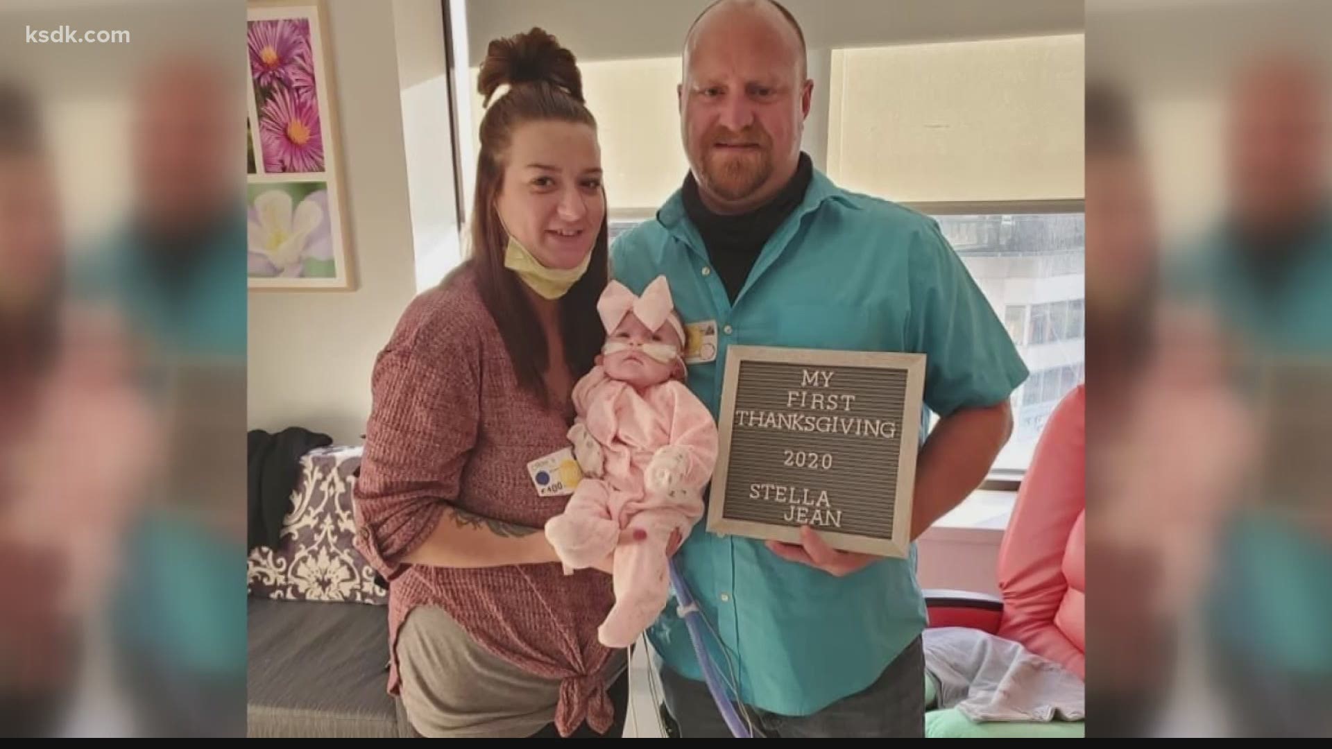 The new parents are going back to Kansas City after getting out of the NICU