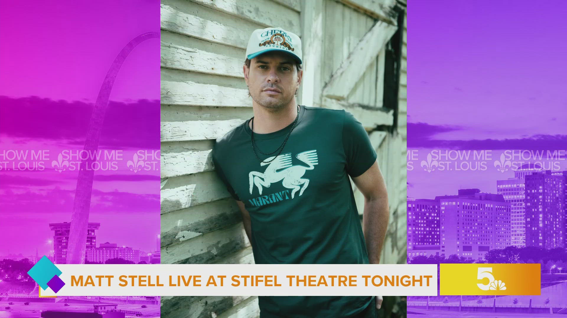 Matt Stell will perform with Lady A, Kimberly Perry at Stifel Theatre in St. Louis.