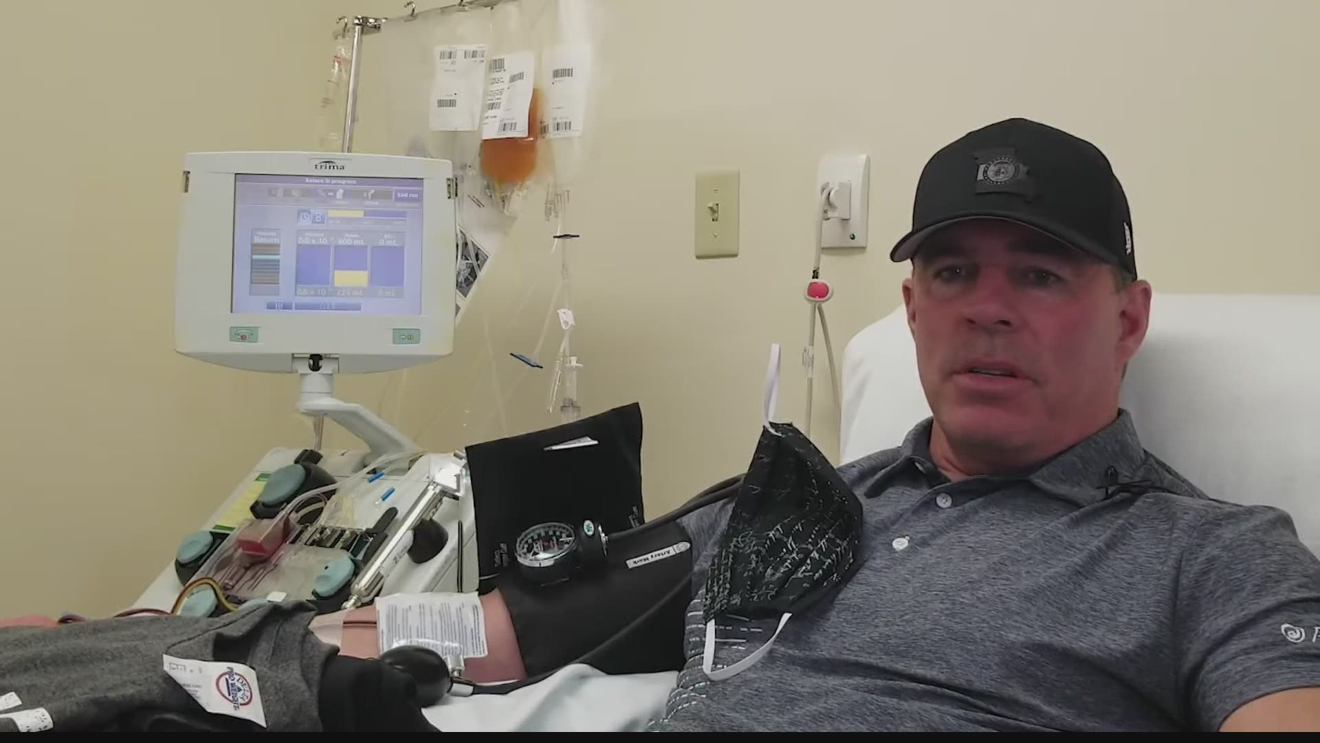 Coronavirus: Jim Edmonds donates plasma after recovering