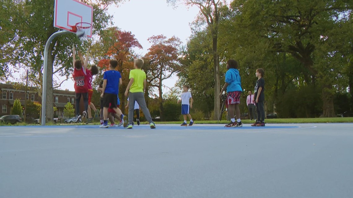 Williamsport's Memorial Park basketball court ready for playtime